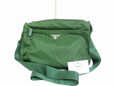 prada green nylon|Prada nylon bag crossbody.